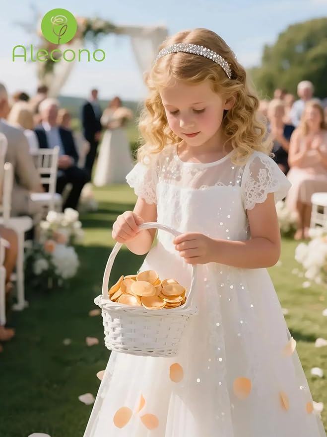 Alecono š°š¬š¬šššØ Silk Rose Petals, Fake Champagne Golden Petals for Wedding Proposal Flower Girl Basket, Flower Petals to Throw at Wedding Birthday Party Decoration