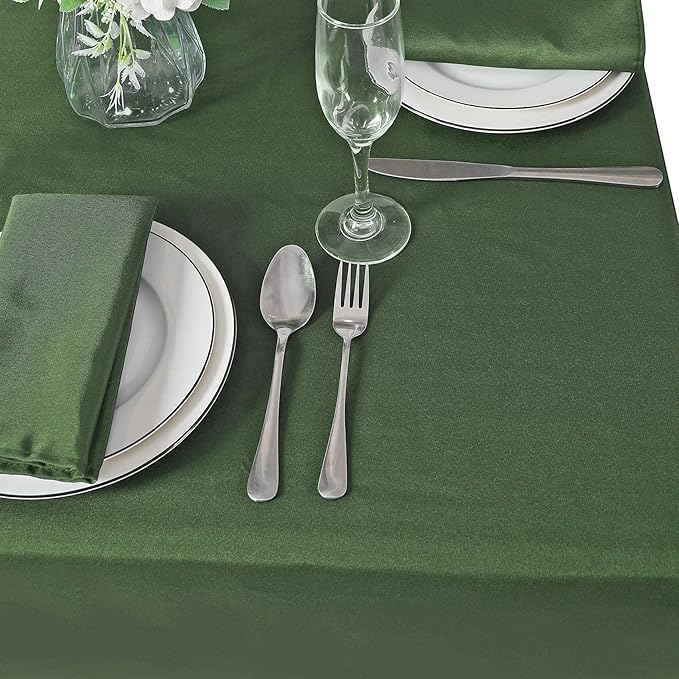60 inch Round Tablecloth Washable Polyester Table Cloth Decorative Table Cover for Wedding Party Dining Banquet(60 inch,Willow)