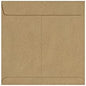 LUXPaper Square Invitation Envelopes | Peel & Press | 7 1/2" x 7 1/2" | Grocery Bag Brown | 70lb. Text | 50 Qty