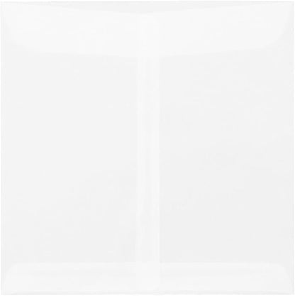 LUXPaper Square Invitation Envelopes | 9 1/2" x 9 1/2" | Clear Translucent | 30lb. Text | 50 Qty