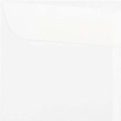 LUXPaper Square Invitation Envelopes | 9 1/2" x 9 1/2" | Clear Translucent | 30lb. Text | 50 Qty