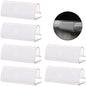50Pcs Table Skirting Clips, Clear Plastic Table Skirt Clips with Hook Fastener Fits 3/4" to 1" Tables for Indoor Outdoor Events Wedding Meeting