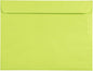 JAM PAPER 9 x 12 Booklet Colored Envelopes - Ultra Lime Green - Bulk 250/Box