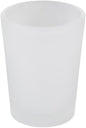 WGV Frosted Tea Light Votive Candle Holder 2.2x2.75, Tiny Utility Cylinder Glass Vase, Small Planter Terrarium for Home Accent Decor, 1 Pc