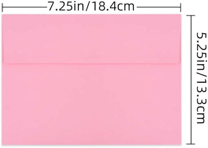 A7 Invitation Envelopes - Peel & Press - 24lb Heavy Duty Envelopes for Wedding Baby Shower Birthday Invitations - 5 1/4" x 7 1/4" (Pastel Blue, 500)