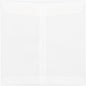 LUXPaper Square Invitation Envelopes | 9 1/2" x 9 1/2" | Clear Translucent | 30lb. Text | 50 Qty