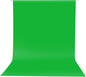 HEMMOTOP Green Screen Backdrop, 5x6.5 ft Photography Chroma Key Greenscreen Background Sheet for Background Removal, Zoom Meeting, Photo Video Studio, Live Streaming, Video Recording (Backdrop only)