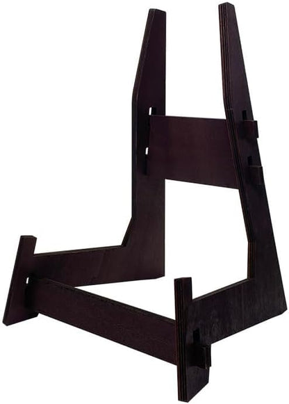 2 Pack 13 Inch Wooden Large Plate Display Stands, Book/Easel Plate Holder, Frame Holder Stand for Bowl, Pottery, Pictures, Books, Artwork