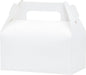 UnicoPak 10 Pack White Gable Treat Boxes Party Favor Boxes Goodie Gift Boxes for Snacks Cookie Candy Toys Birthday Party Wedding Holidays 6.5x3.5x4 Inches