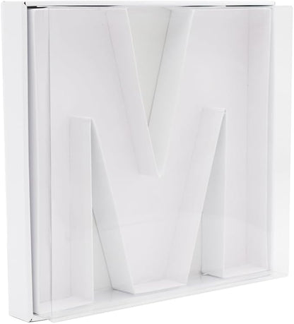 12" Fillable Cardboard Letter Charcuterie Gift Cupcake Box With Cover Sweets Packaging (M)