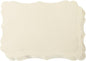 50 Pack Blank Kraft Cards Cardstock Thick Paper Brown Greeting Cards for DIY Gift Card Menus, Baby Shower and Wedding Invitations (Cream, 5x7IN)