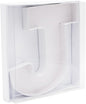 12" Fillable Cardboard Letter Charcuterie Gift Cupcake Box With Cover Sweets Packaging (J)