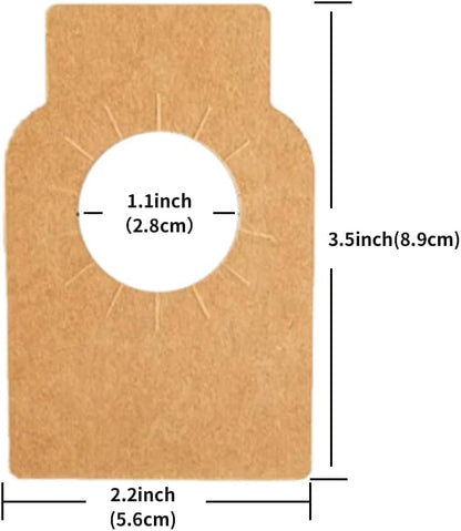 200 PCS Wine Bottle Tags –Paper Hanging Cellar Labels for Bottle Neck, Double-Sided Writable Gift Tags for Wine Racks, Champagne & Homebrew Organization (4 Color)