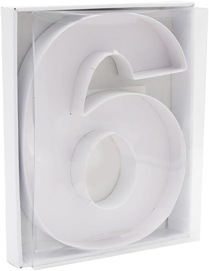 12" Fillable Cardboard Number Charcuterie Gift Cupcake Box With Cover Sweets Packaging (6 or 9)