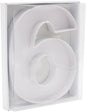 12" Fillable Cardboard Number Charcuterie Gift Cupcake Box With Cover Sweets Packaging (6 or 9)
