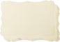 50 Pack Blank Kraft Cards Cardstock Thick Paper Brown Greeting Cards for DIY Gift Card Menus, Baby Shower and Wedding Invitations (Cream, 4x6IN)