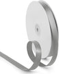 5/8 Inch 100 Yards Satin Ribbon Silver, Solid Color Fabric Ribbon for Gift Wrapping, Wedding, Polyester Gift Ribbon for Birthday Party Decoration, Craft, Hair, Floral, Sewing