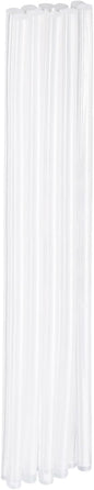 HARFINGTON 10pcs Hot Glue Sticks 0.28" Dia x 10.63" Long EVA Mini Hot Melt Adhesive Glue Stick for Hot Melt Gun Wood Plastic Glass Flowers Fabrics Foam, Clear
