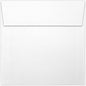 LUXPaper Square Invitation Envelopes | Peel & Press | 6" x 6" | White Linen | 80lb. Text | 50 Qty