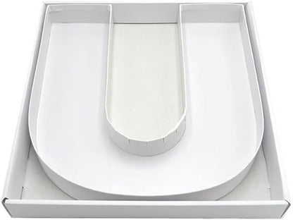 12" Fillable Cardboard Letter Charcuterie Gift Cupcake Box With Cover Sweets Packaging (U)