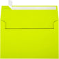 LUXPaper A9 Invitation Envelopes | Peel & Press | 5 3/4" x 8 3/4" | Wasabi Green | 80lb. Text | 50 Qty