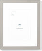 Opposite Wall - 8x10 in - Real Wood Grey Picture Frame - Lightweight, Versatile & Shatterproof - Wall Hanging & Tabletop Photo Frame - Office, Gallery & Home Decor