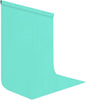 6x9FT Light Blue Screen Backdrop for Photography, Aqua Blue Photo Background Curtain Seamless for Video Meeting Photoshoot Party