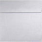 LUXPaper Square Invitation Envelopes | Peel & Press | 7" x 7" | Silver Metallic | 80lb. Text | 50 Qty