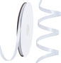 TONIFUL 1/4 Inch x 100yds White Satin Ribbon, Thin Solid Color Satin Ribbon for Gift Wrapping, Crafts, Hair Bows Making, Wedding Party Decoration, Invitation Cards, Floral Bouquets,Halloween,Christmas