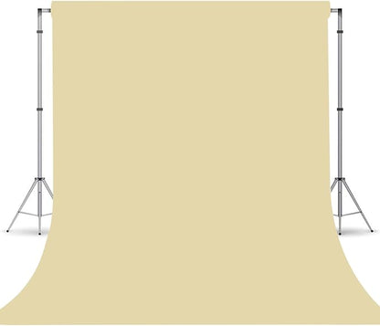Tan Photography Backdrop for Photoshoot, Photo Backdrop Curtain, Perfect Tan Backdrops for Party Portrait Photoshoots Video Studio 6FTx9FT