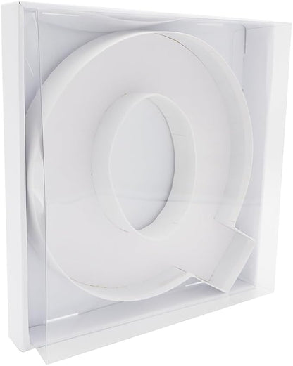 12" Fillable Cardboard Letter Charcuterie Gift Cupcake Box With Cover Sweets Packaging (Q)