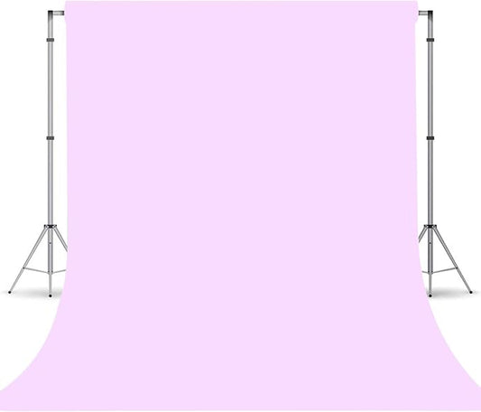 Light Purple Photography Backdrop for Photoshoot, Photo Backdrop Curtain, Perfect Light Purple Backdrops for Party Portrait Photoshoots Video Studio 10FTx10FT