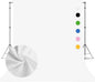 White Photography Backdrop for Photoshoot,Photo Backdrop Curtain,Perfect White Background for Party Portrait Photoshoots Video Studio 8FTx10FT