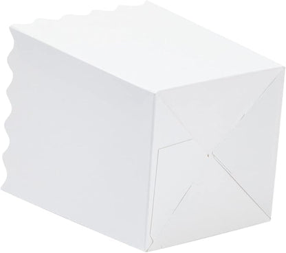 Juvale 100 Pack Mini Popcorn Boxes for Party, Bulk White Popcorn Containers for Movie Night Decorations (3 x 4 In) - Carnival Decor