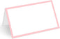 25 Pcs Blush Pink Place Cards, Blank Tent Name Cards for Food Buffet, Dinner Party, Wedding Reception, Bridal Shower Table Setting -02