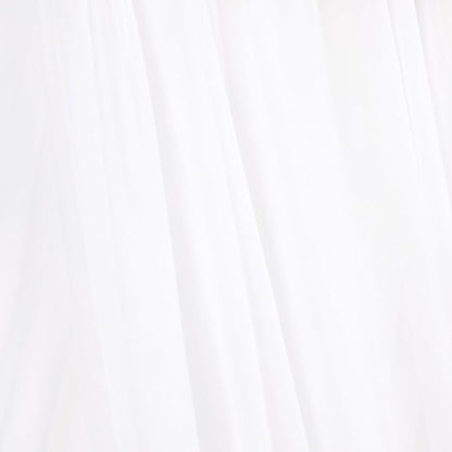 White Elegant Arch Draping Fabric Outdoor 1 Panel 29" × 20Ft Sheer Chiffon Curtain Drapes for Fall Wedding Ceremony Birthday Party Garden Brunch