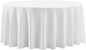 Round Tablecloth 2 Pack 90 Inch White Tablecloths Washable Decorative Linen Polyester Table Clothes Cover for Dining Table Banquets Buffet Parties and Wedding