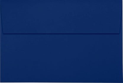 LUXPaper A10 Invitation Envelopes | Peel & Press | 6" x 9 1/2" | Navy Blue | 80lb. Text | 50 Qty