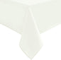 Hiasan Ivory Tablecloth for Rectangle Tables - Waterproof and Spillproof Washable Fabric Table Cloth for Dining Room Kitchen, 30 x 60 Inch