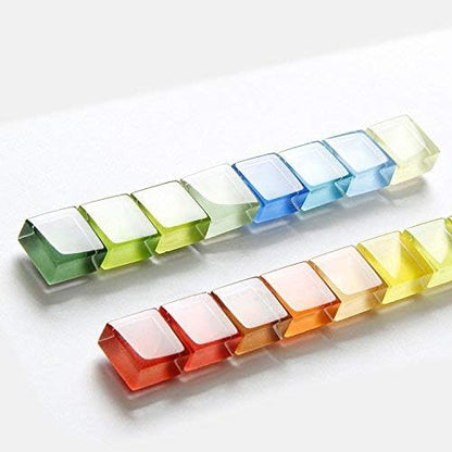 48 Refrigerator Magnets Cute Fridge Magnets for Whiteboard, Locker | Colorful Magnets Glass Decorative Magnets for Office Kitchen (24 x 2)
