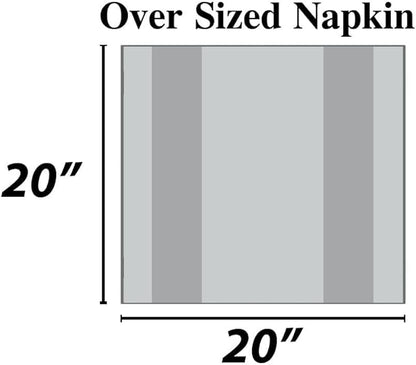 Urban Villa Fall Cloth Napkins 100% Cotton Slub Absorbent Dinner Napkins (Set of 12) Oversized 20x20 Inches Solid Yellow Color Soft Durable Reusable Washable Ideal for Everyday Use Wedding Parties