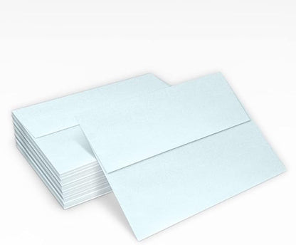 LUXPaper A7 Invitation Envelopes | Peel & Press | 5 1/4" x 7 1/4" | Aquamarine Metallic | 80lb. Text | 250 Qty