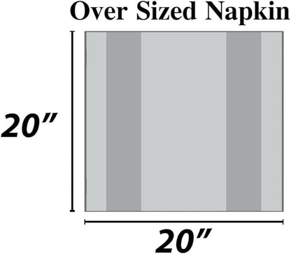 Urban Villa Ice BlueNapkins Solid Set of 12 Cloth Dinner Napkins Size 20x20 Inches Cloth Napkins 100% Cotton with Mitered Corners Ultra Soft DinnerNapkins