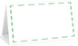 25 Pack Green Lines Place Cards, Editable Name Cards for Table Setting, Tent Cards Food Label for Dinner Party, Bridal Shower, Wedding, Baby Shower and Events -T20