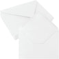 50 Pack 5x7 Envelopes Letter Size, White A7 Envelopes Self Seal for Wedding Invitation, Envelope 5.4x7.6 for Greeting Cards, Photos, Baby Shower, Graduation, Thank You Cards, Announcements