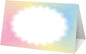 25 Color Gradient Place Cards for Table Seating, Colorful Wedding Name Place Card, Tent Cards for Birthday Bridal Shower Baby Shower Reception Dinner Party Decorations -A02