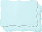 50 Pack Blank Kraft Cards Cardstock Thick Paper Brown Greeting Cards for DIY Gift Card Menus, Baby Shower and Wedding Invitations (Light Blue, 4x6IN)