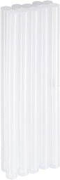HARFINGTON 10pcs Hot Glue Sticks 0.43" Dia x 7.87" Long EVA Mini Hot Melt Adhesive Glue Stick for Hot Melt Gun Wood Plastic Glass Flowers Fabrics Foam, Clear