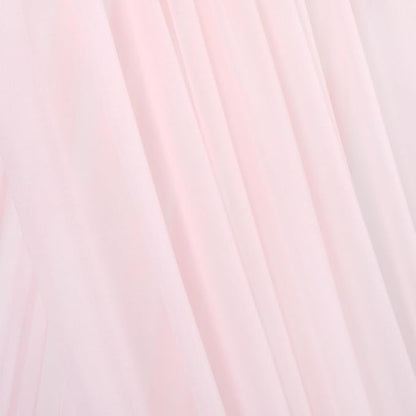 Pink Elegant Arch Draping Fabric 2 Panels Outdoor 29" × 20Ft Sheer Chiffon Curtain Drapes for Fall Wedding Ceremony Birthday Party Garden Brunch