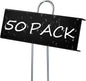 50 Pack Metal Plant Labels for Outdoor Garden Waterproof Plant Markers, Labels Garden Markers for Seedlings Herbs Vegetable Greenhouse Gifts, with Pen - Black